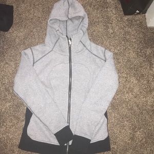 Lululemon cotton zip up sweatshirt